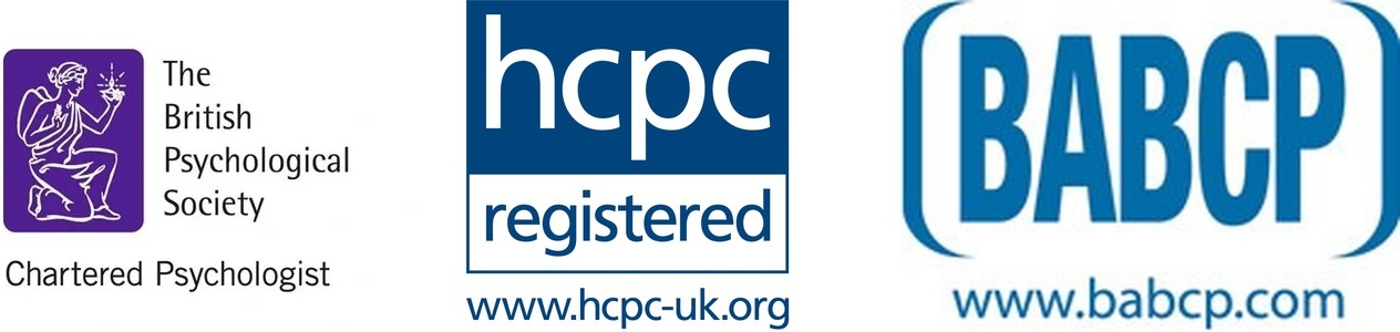 Professional Accreditations - BPS Chartered, HCPC Registered Psychologist